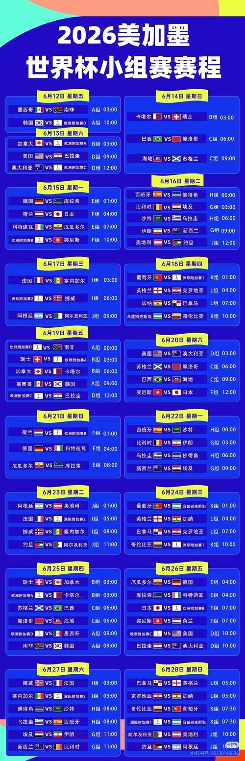 2026世界杯高清直播详细